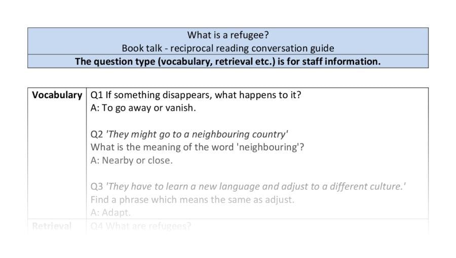 Reciprocal-VRSIPE-what is a refugee