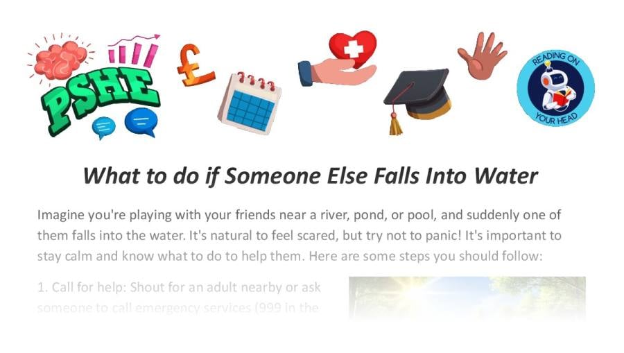 What to do if Someone Else Falls Into Water