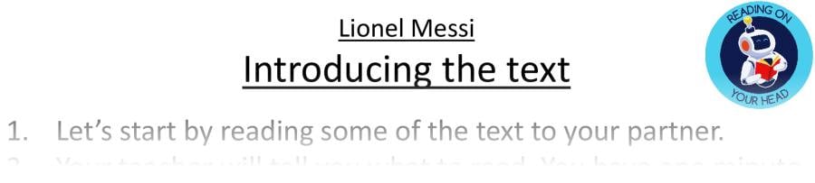 Teaching slides retrieval - Lionel Messi