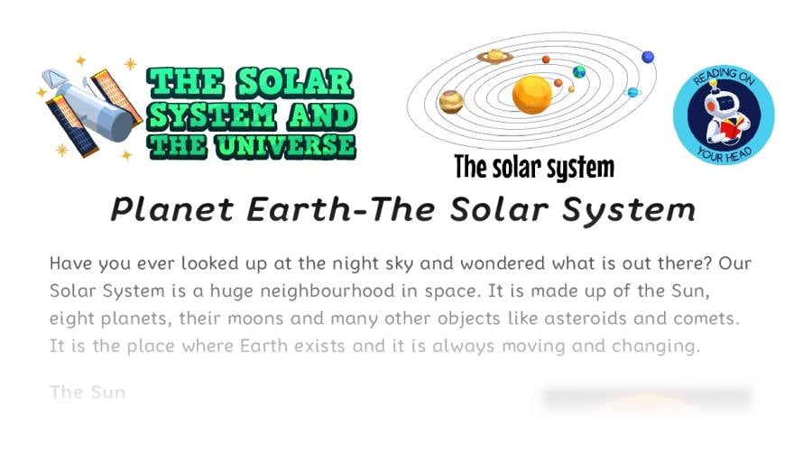 Planet Earth-The Solar System