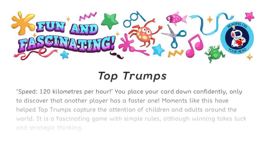 Top Trumps - condensed version