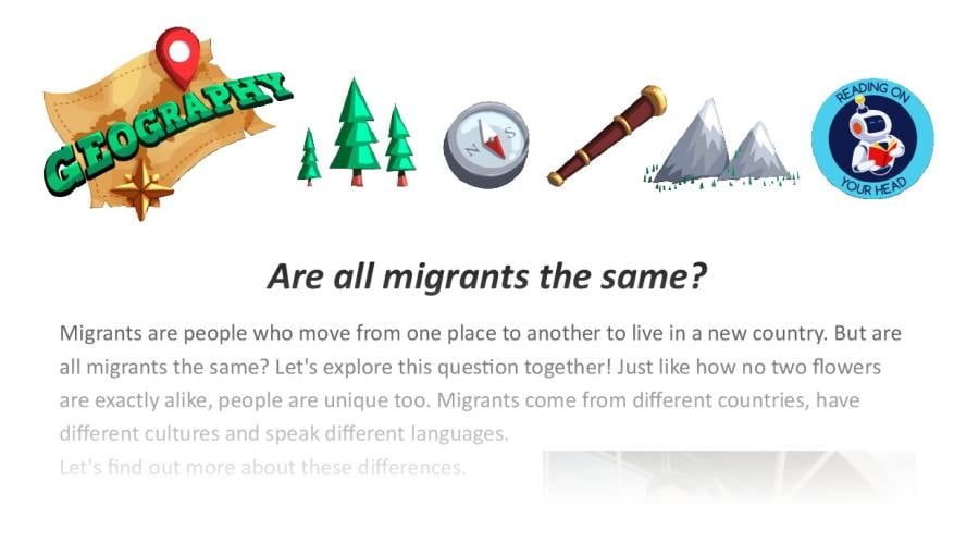Are all migrants the same