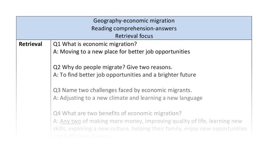 Reading comp-retrieval-economic migration
