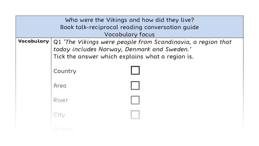 Reciprocal - vocabulary - Who were the Vikings and how did they live