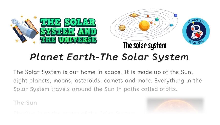 Planet Earth-The Solar System - condensed version