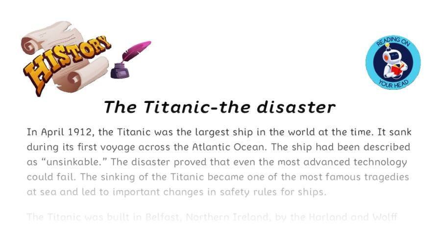 The Titanic-the disaster - condensed version