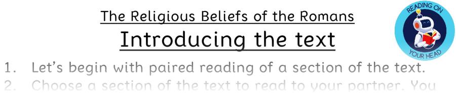 Teaching slides VRSIPE-The Religious Beliefs of the Romans