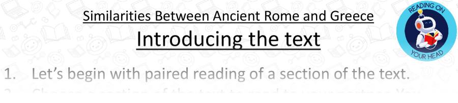 Similarities Between Ancient Rome and Greece - Teaching Slides - VRSIPA Focus