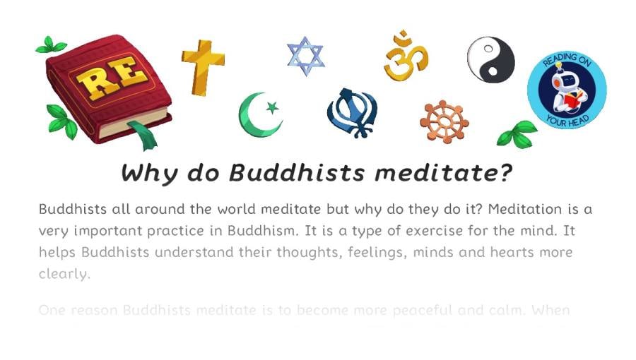 Why do Buddhists meditate - condensed version