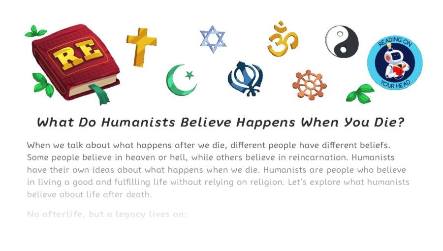 What Do Humanists Believe Happens When You Die