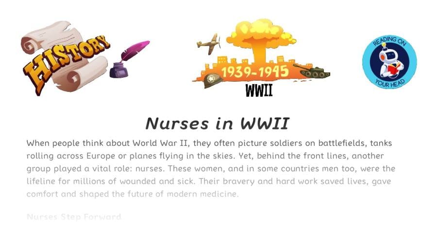 Nurses in WWII
